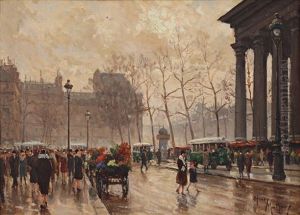 Place De La Madeleine by Henri Malfroy-Savigny