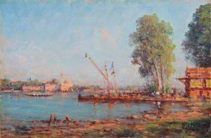 Sur Les Berges Du Bosphore, Vue De Constantinople