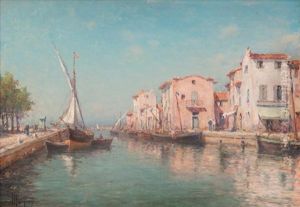 Le Port De Martigues by Henri Malfroy-Savigny