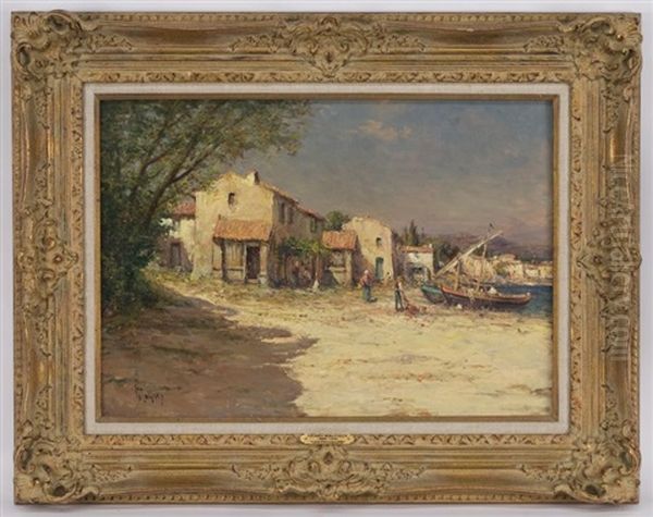 Fisherman On The Shore - view 1