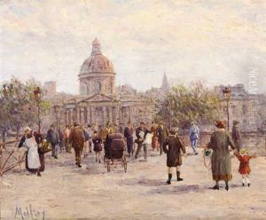 Le Pont Des Arts by Henri Malfroy-Savigny