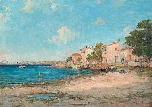 A Harbor Scene (+ The Fishermen; Pair) A Harbor Scene (+ The Fishermen; Pair)