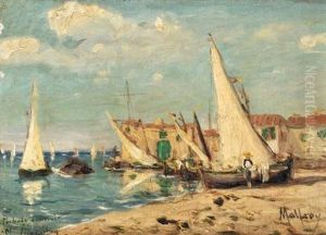 Port A St. Tropez by Henri Malfroy-Savigny