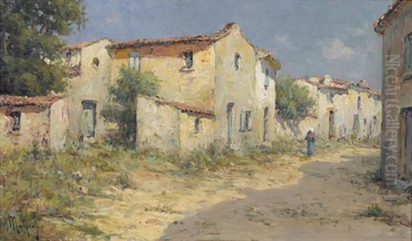 Sommerliche Strassenpartie In Der Provence - view 1