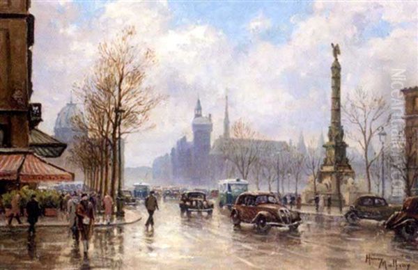 Place Du Chatelet, Paris - view 1