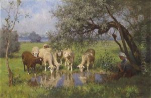 Theshepherdess Resting