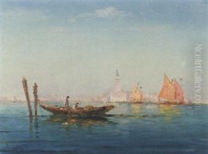 Le Grand Canal A Venise by Henri Malfroy-Savigny