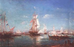 Vue De Venise by Henri Malfroy-Savigny