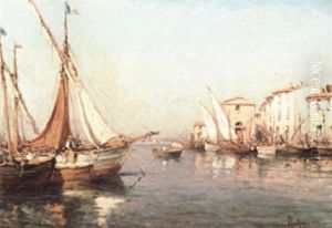 Fishing Boats In Harbour