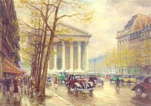 The Madeleine, Paris by Henri Malfroy-Savigny