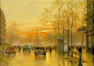 Scene Animee Rue Royale A Paris Scene Animee Rue Royale A Paris