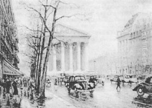 Church Of The Madeleine, Paris by Henri Malfroy-Savigny