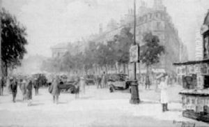 Boulevard De La Madeleine by Henri Malfroy-Savigny