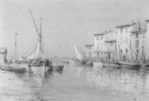 Harbour Scene Harbour Scene