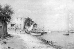 Vue Des Martigues by Henri Malfroy-Savigny