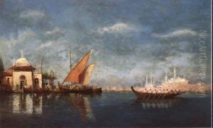 Voiliers Et Caiques Sur Le Bosphore