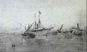 Port De Bouc by Henri Malfroy-Savigny