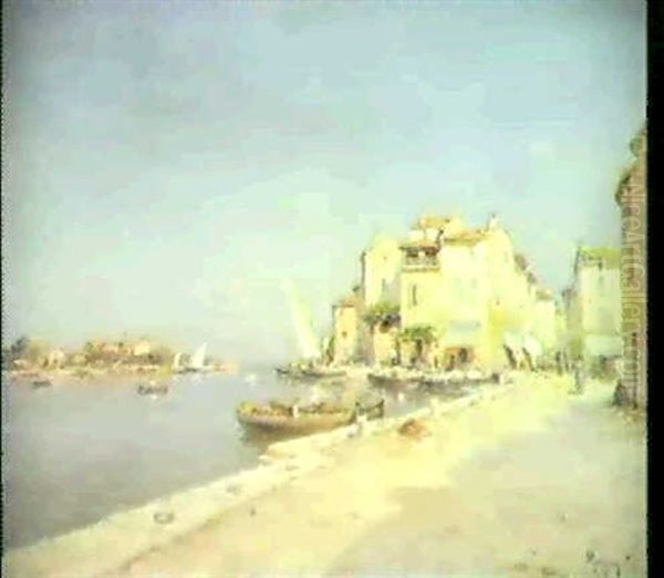 Belebter Quai In Martigues - view 1