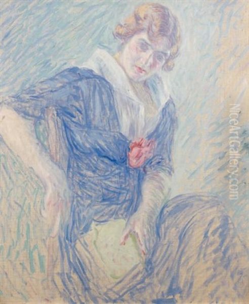 Jeune Femme Au Livre - view 1
