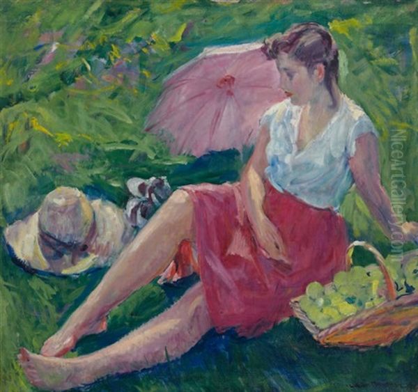 Repose After Picking Apples - view 1