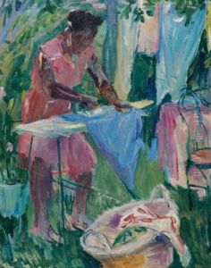 Negro Laundress U Outdoor, California by William Malherbe