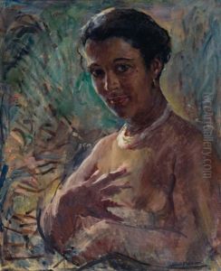 Nude Bust Of Negro by William Malherbe