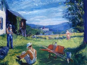 View From Vaughn's, Theford, Vermont, Looking Toward New Hampshire