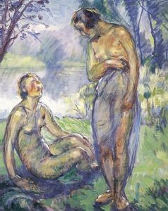Deux Baigneuses by William Malherbe