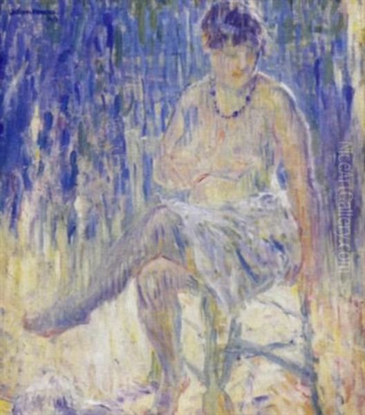 Jeune Femme Assise - view 1
