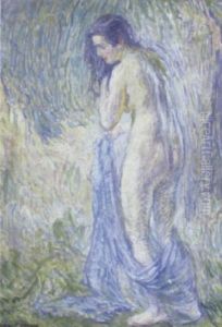 Jeune Femme Nue Au Voile