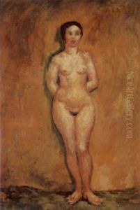 Stehender Weiblicher Akt by William Malherbe