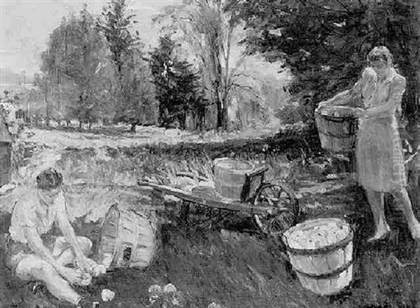 La Recolite Des Pommes - view 1