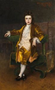 Artur Isaac Abecassis's Portrait by Jose Vital Branco Malhoa