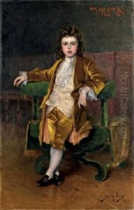 Portrait D'arthur Isaac Abecassis by Jose Vital Branco Malhoa