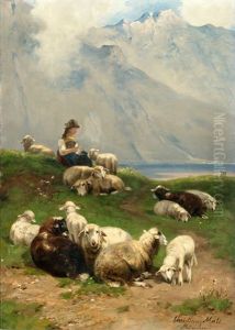 Morgen Am Gebirgssee by Christian Friedrich Mali