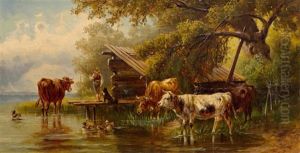 Shepherd Boy On Lake Starnberg Shepherd Boy On Lake Starnberg