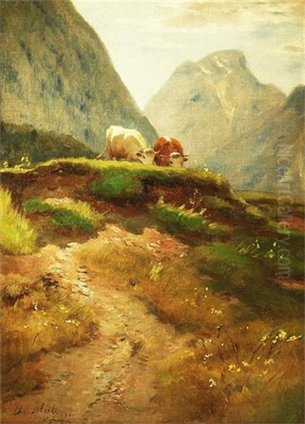 Weidevieh Im Hochgebirge - view 1