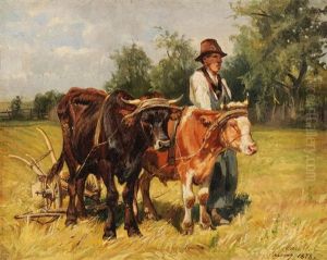 Bauer Am Pflugen