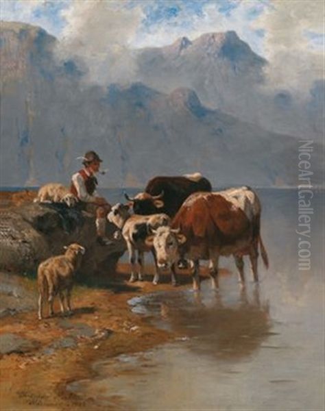 Der Hirte Und Seine Herde - view 1