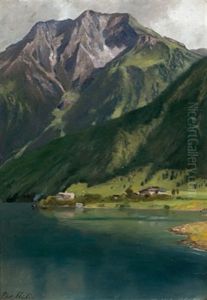 Blick Auf Den Achensee by Christian Friedrich Mali