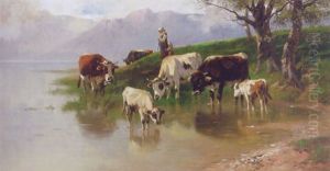 Ein Sommertag Im Gebirge by Christian Friedrich Mali