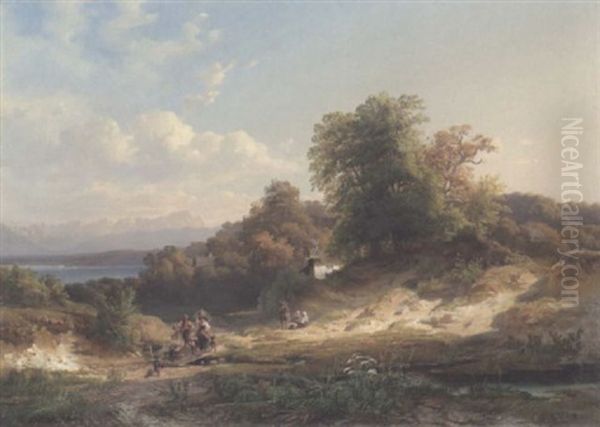 Oberbayerische Seenlandschaft - view 1