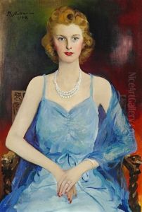 Portrait Of Else Prior Havemann, Nee Knock (1920-2000)