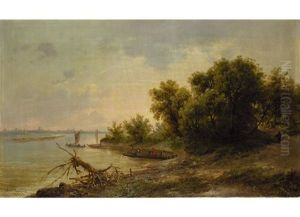 Flusslandschaft by Viktor Adam Malinovsky