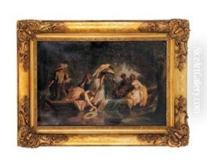 L"embarquement Pour Cytheres by Jean-Baptiste Mallet