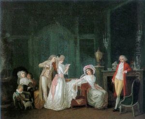 Interior Scene With A Musical Party