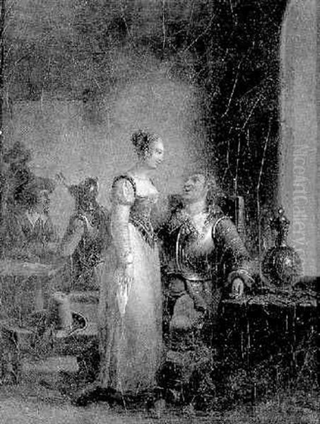 La Courtisane Et Le Militaire - view 1