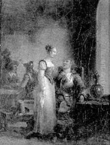 La Courtisane Et Le Militaire