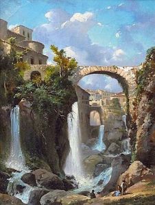 Les Cascades De Tivoli by Paul Mallet