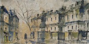 Untitled (european Street Scene) by Stirling Malloch
